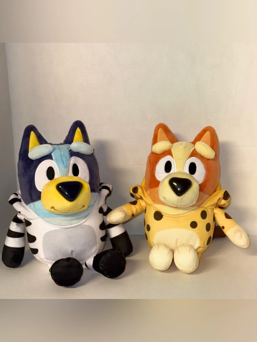 Talking Bluey&Bingo W/Halloween Costumes Plush Set Of 2